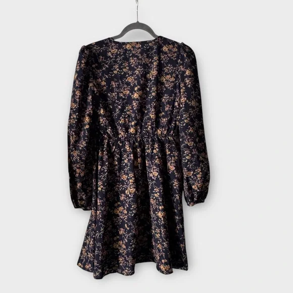 NEW Cipshe Alison Ditsy Floral Peasant Sleeve Mini Dress - Picture 10 of 12